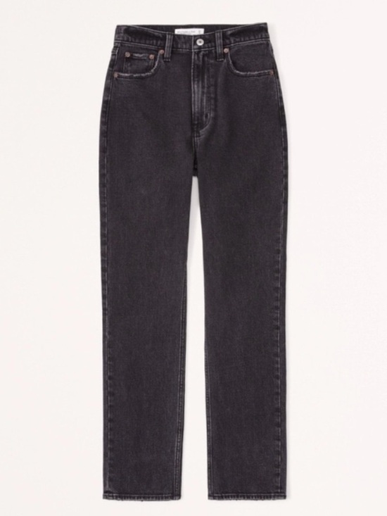 Abercrombie & Fitch Denim - Abercrombie & Fitch High-Rise Curve Love Straight Jeans